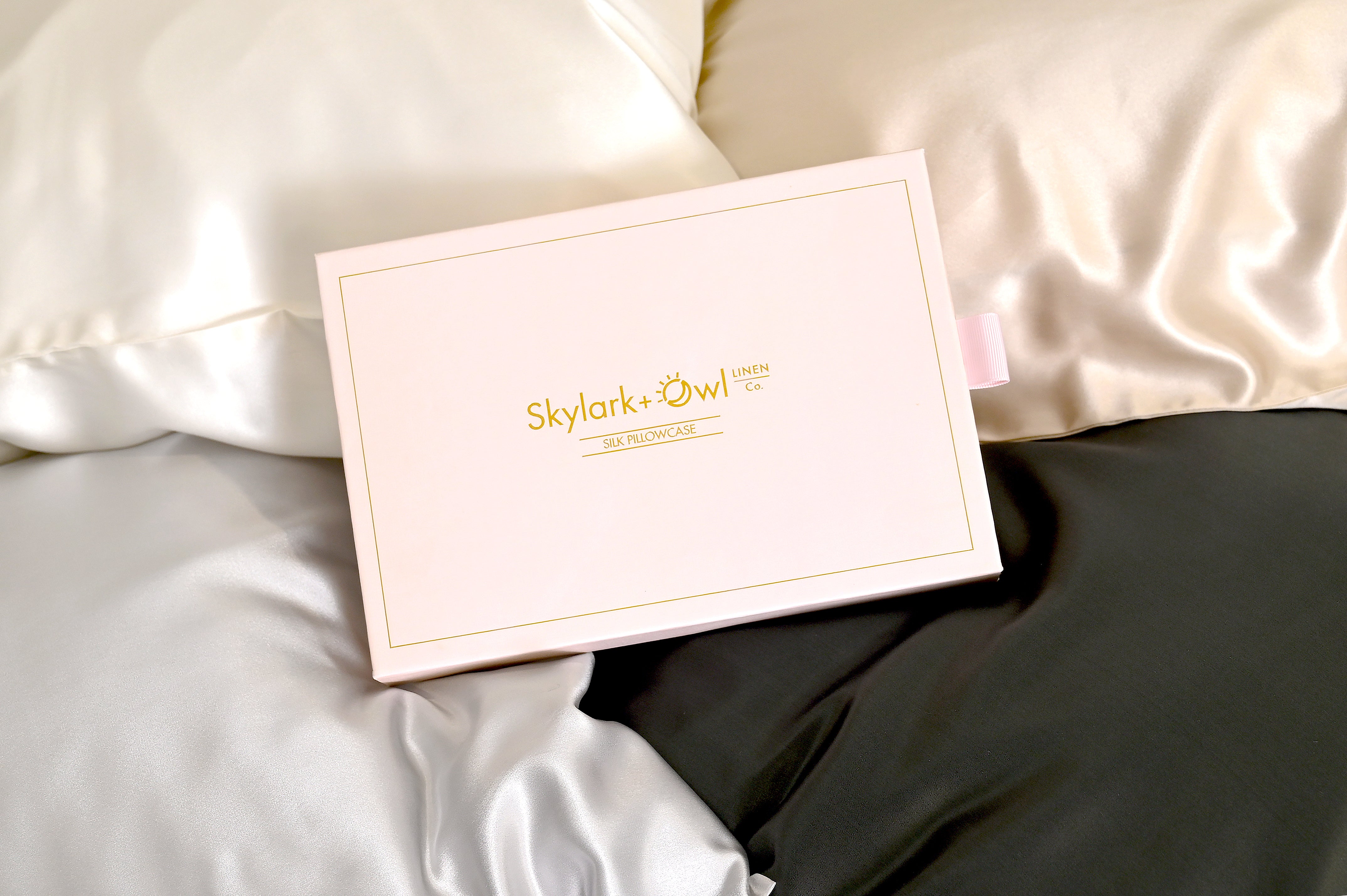 Silk Pillowcase-USA | Skylark+Owl Linen Co. 