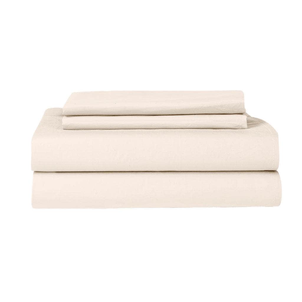 Folded Dune Percale Sheet Set