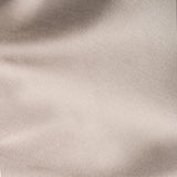 Close up of Warm Grey Refined Sateen Sheet set