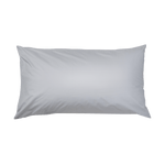 Essential Collection Percale Pillowcases in Light Grey | Skylark+Owl Linen Co.