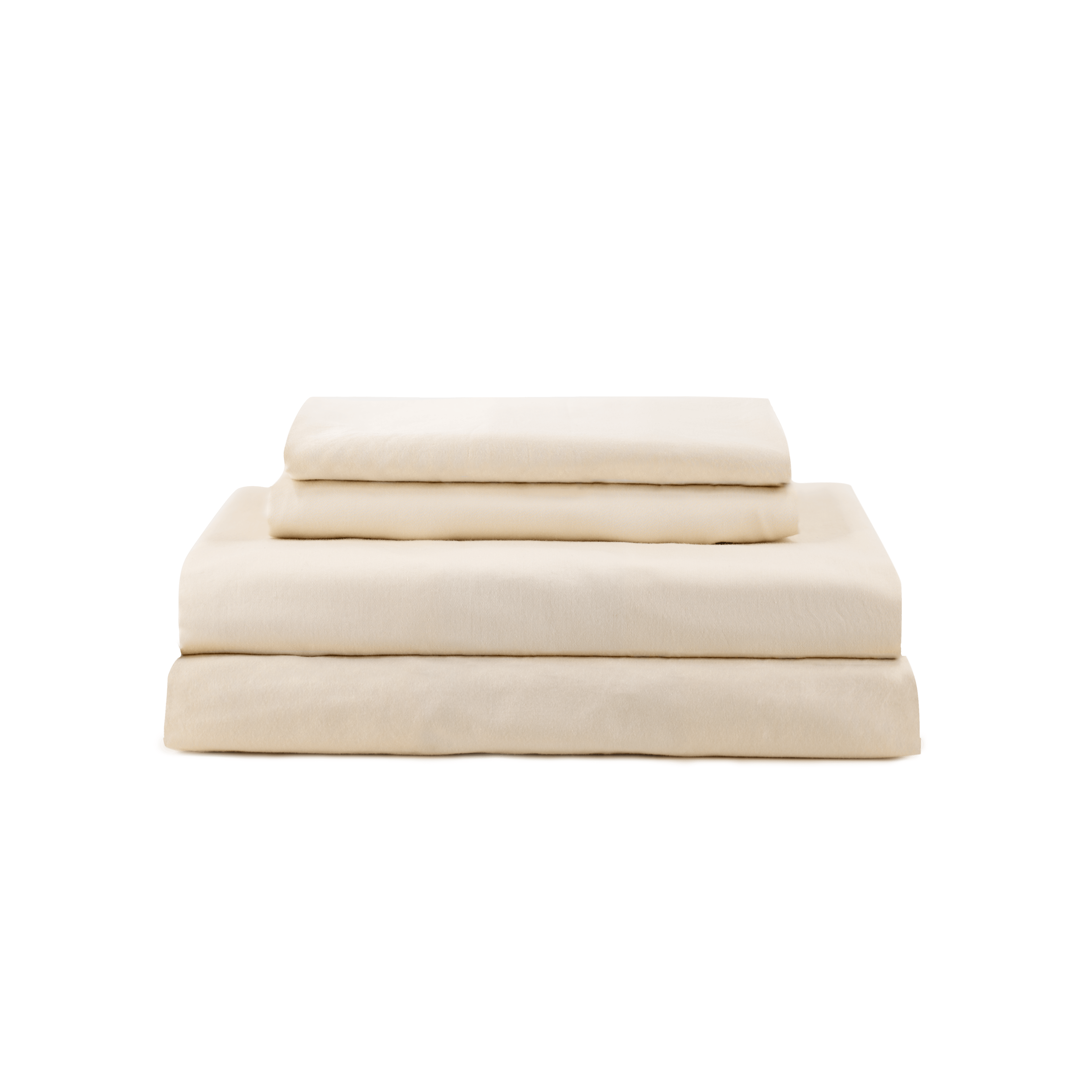 folded chalk washed sateen sheet set