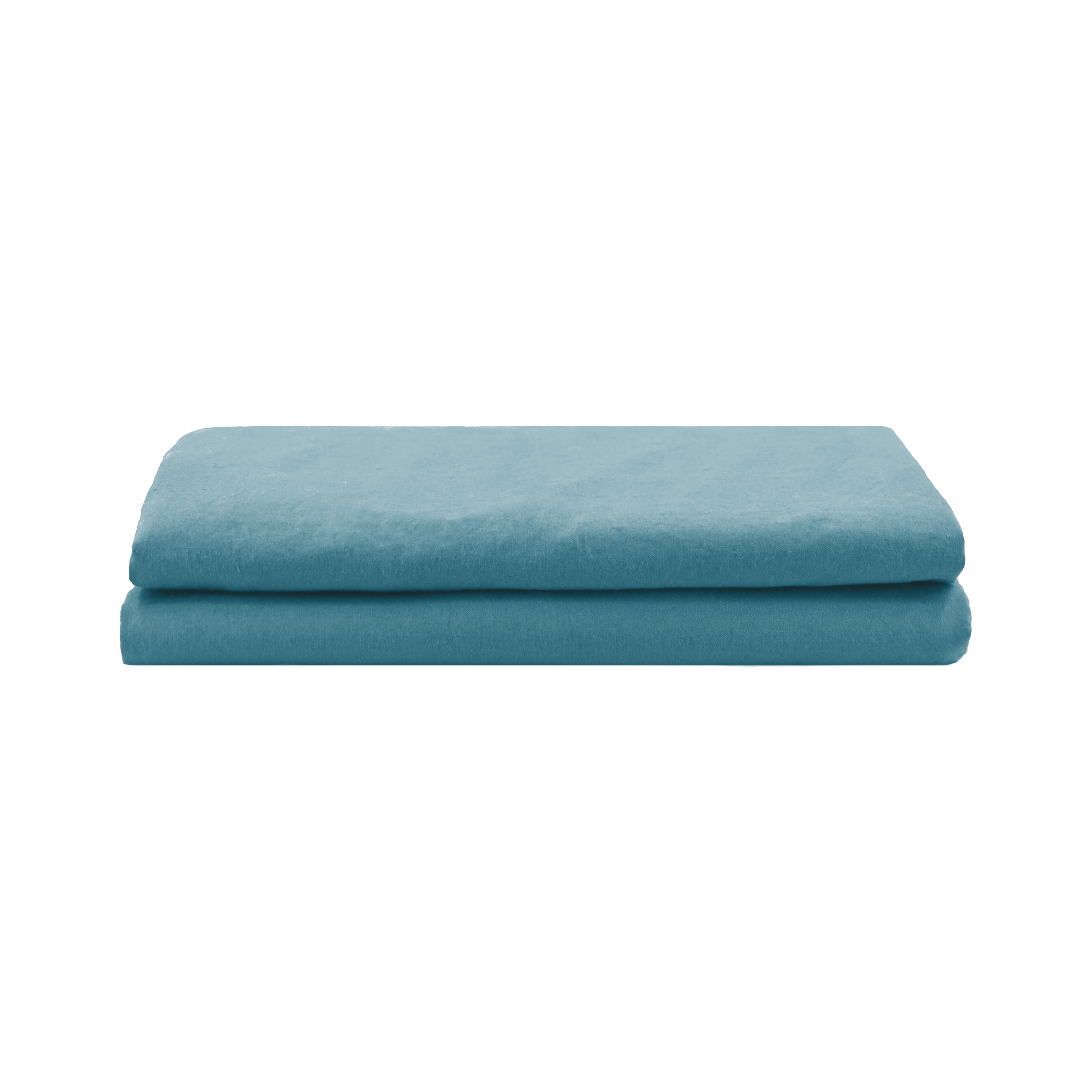 Folded Baltic Sea Washed PErcale Pillowcases