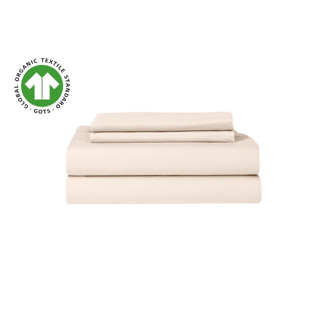 Essential Organic Percale Collection Sheet Set