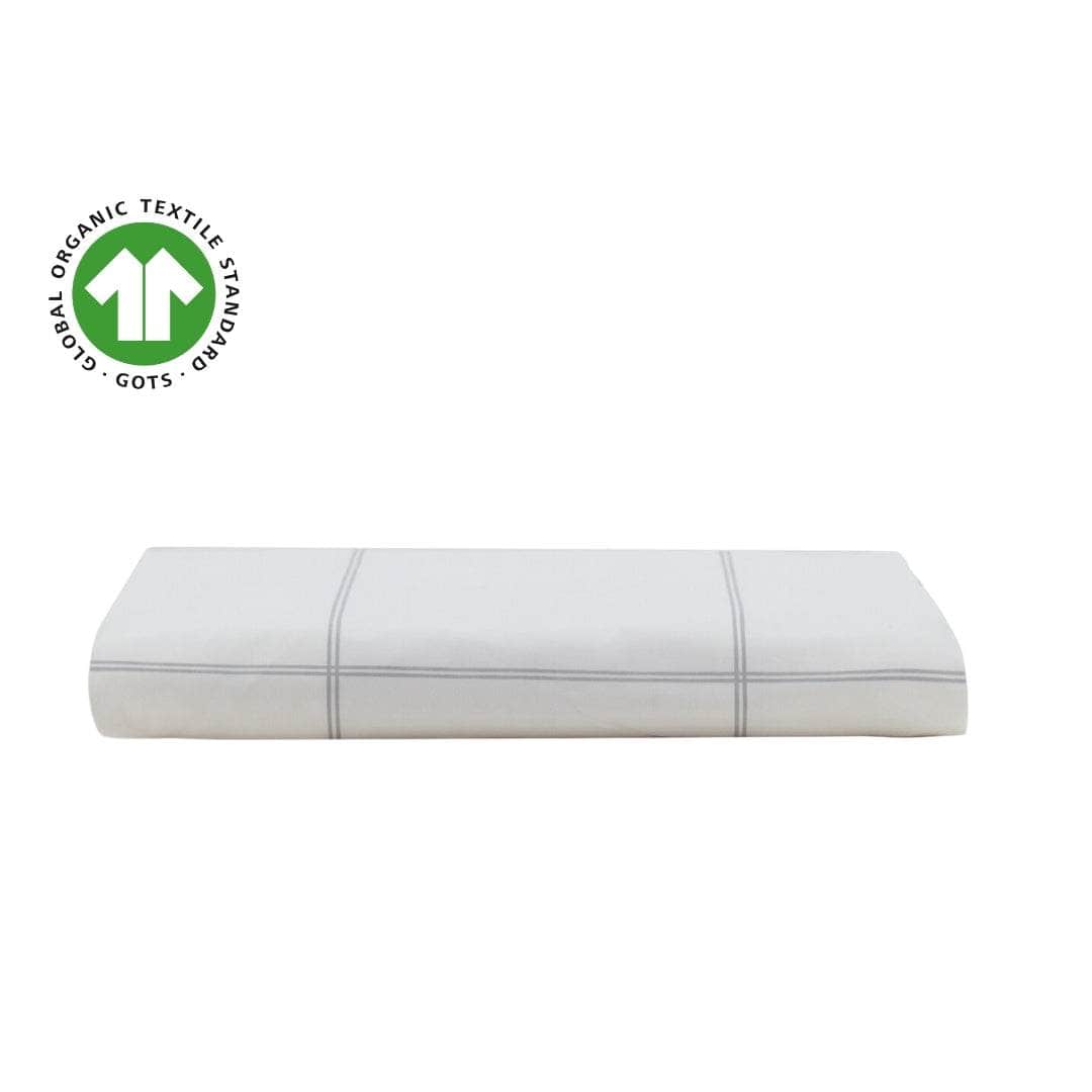 Essential Organic Percale Collection Fitted Sheet