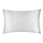 Silver Grey Silk Pillowcase | Skylark+Owl Linen Co.