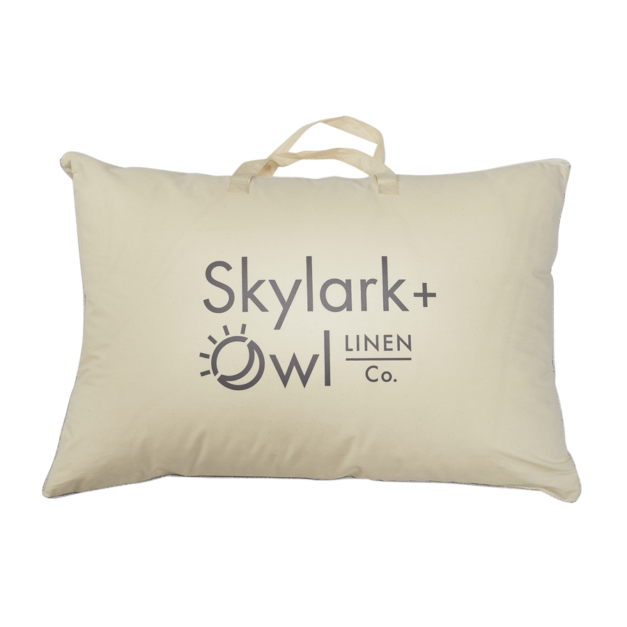 Refined Hotel Pillow | Skylark+Owl Linen Co.