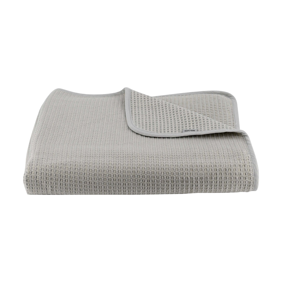 grey cotton blanket 