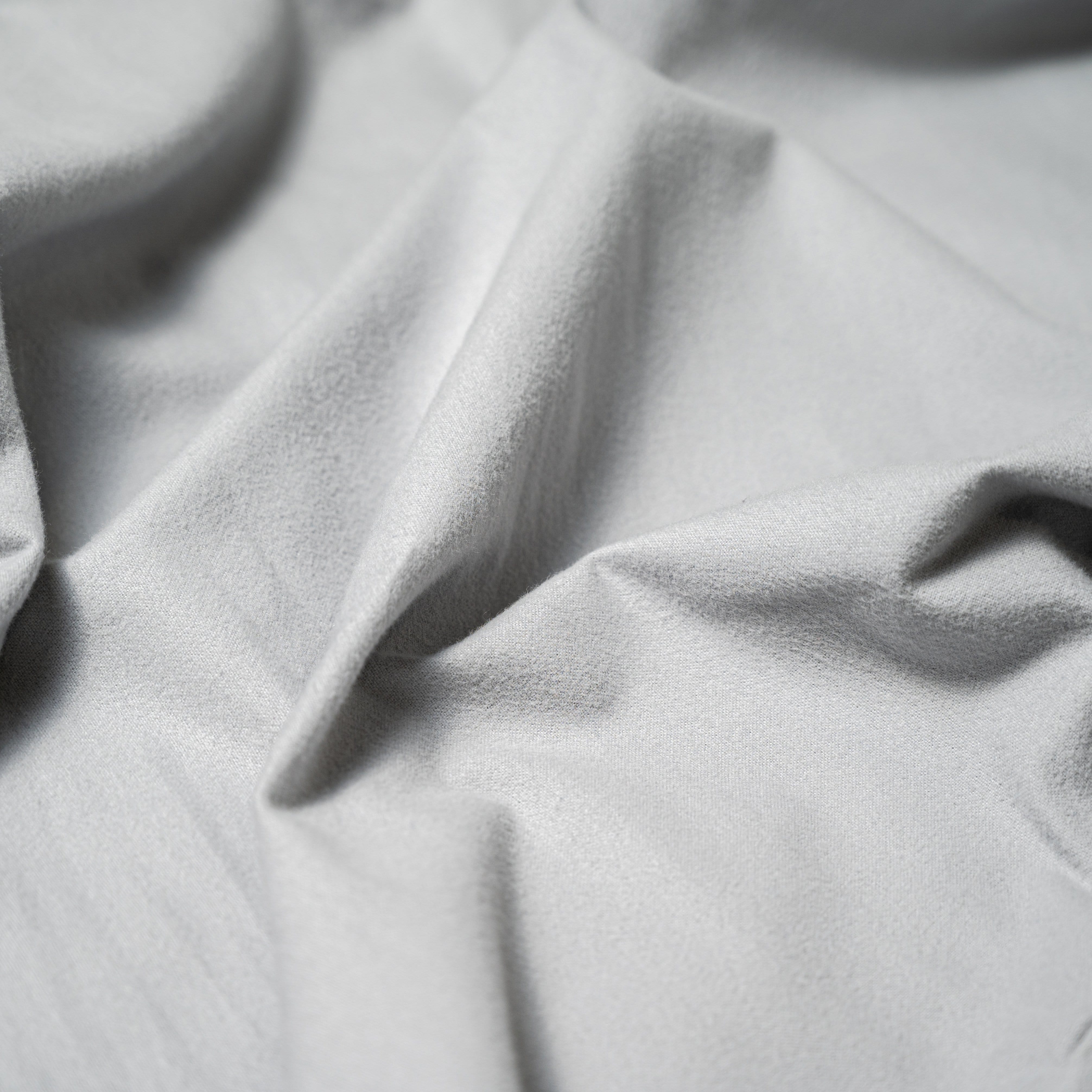 Close Up of Organic Flannel Duvet Cover