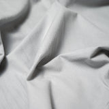Close up of Pewter Organic Flannel Duvet Cover