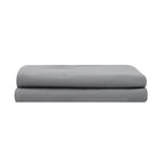 Organic Flannel Pillowcases in Pewter| Skylark+Owl Linen Co.