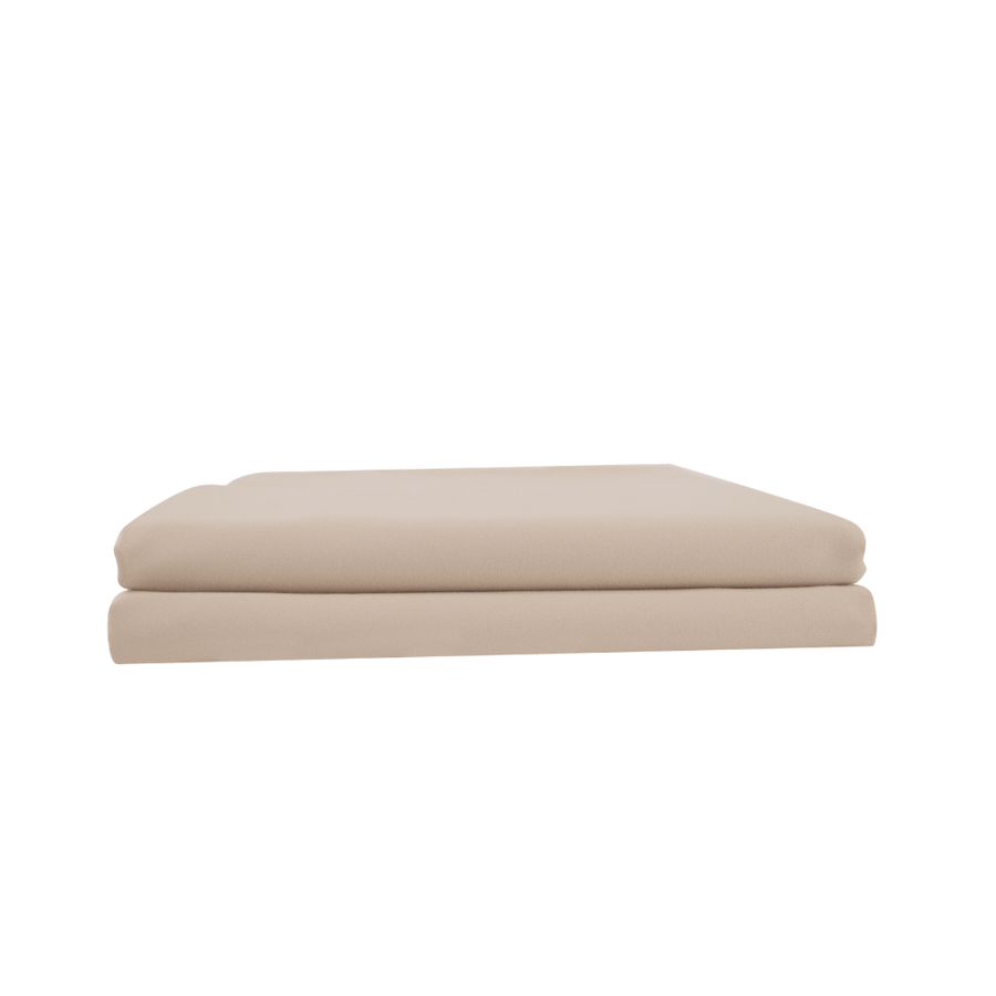 Folded Frosted Almond Refined Sateen Pillowcases