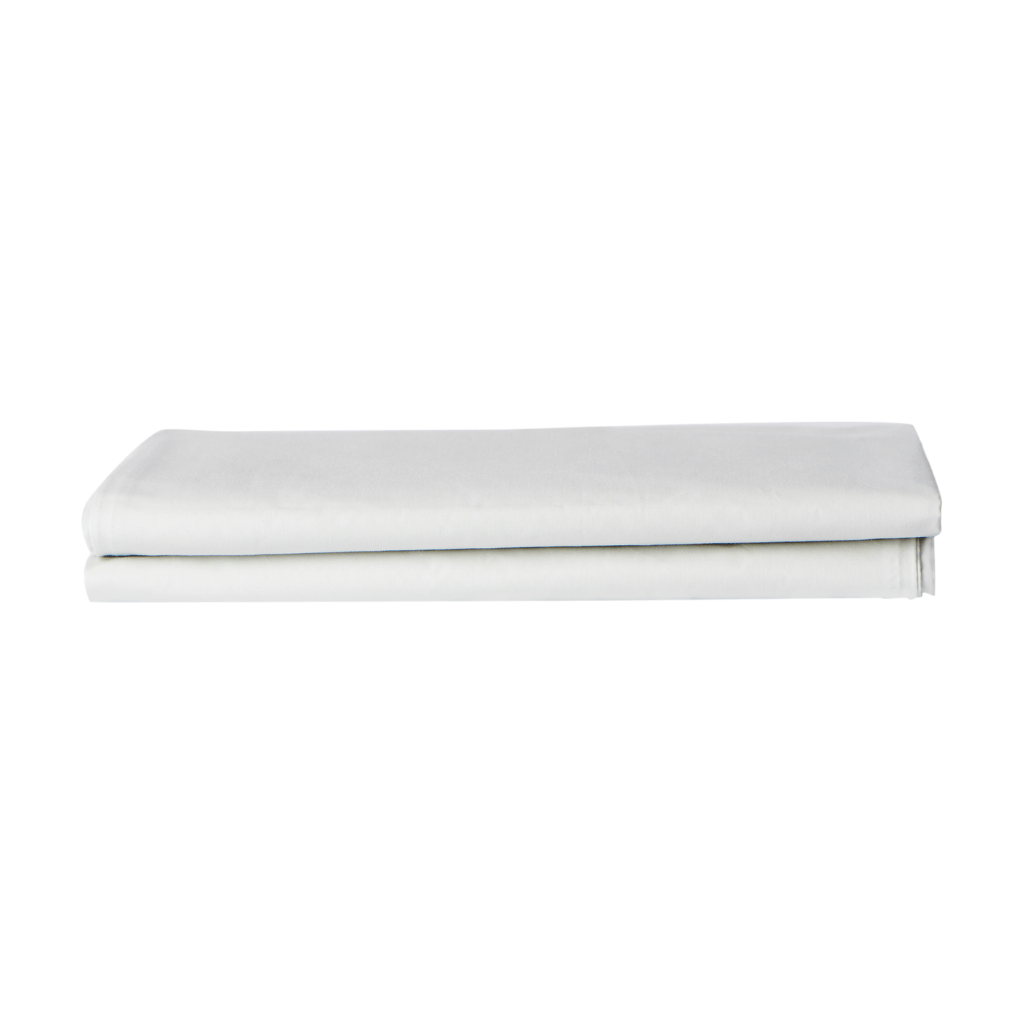 Refined Collection Sateen Bedding Sheet Set Pillowcases in White | Skylark+Owl Linen Co.