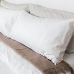 Bed featuring duvet Cover Set in Sand