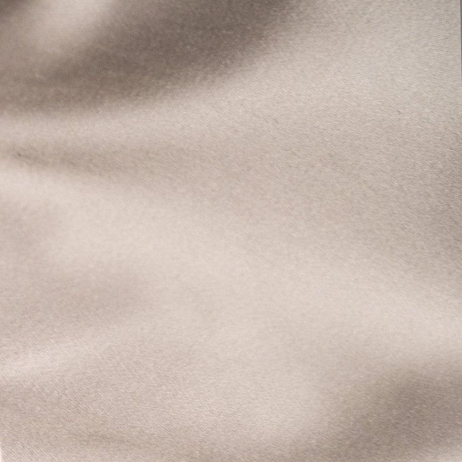 Close up of Warm Grey Refined Sateen Duvet Cover