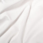 Close up of White Refined Sateen Duvet Cover