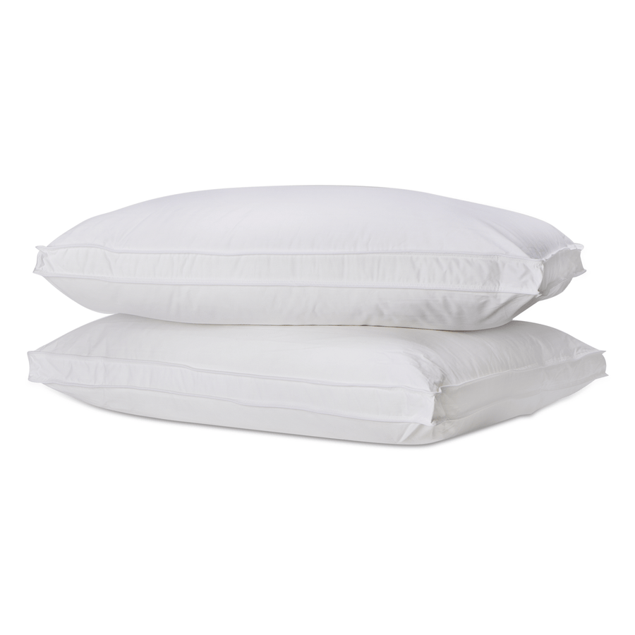 Two stacked refined pillows 
