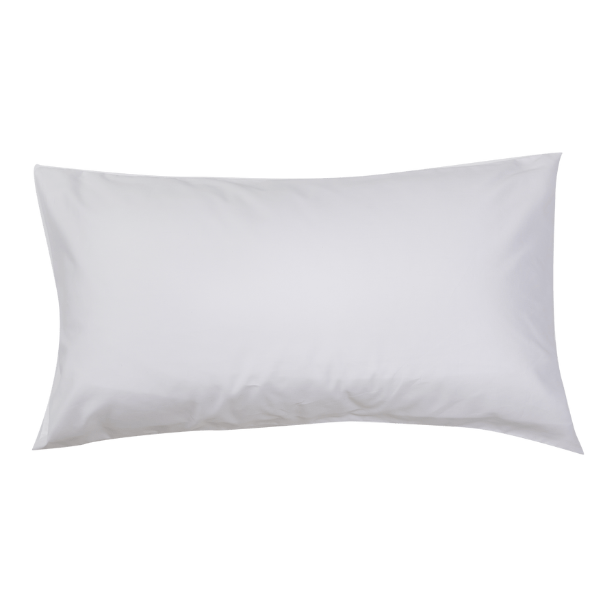Essential Collection Percale Pillowcases in White | Skylark+Owl Linen Co.
