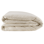 folded chalk washed sateen duvet cover