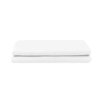 Folded white washed percale Pillowcases